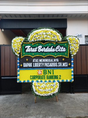 Papan Bunga Duka di Bintarajaya