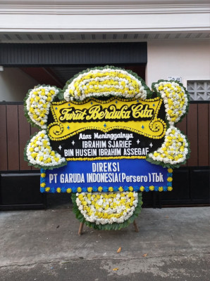 Papan Bunga Duka di Bintarajaya