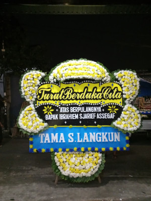Papan Bunga Duka di Bintarajaya