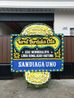 Papan Bunga Duka di Bintarajaya